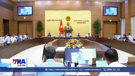 Tiếp tục Phiên họp thứ 45 của Ủy ban Thường vụ Quốc hội