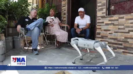 Chó robot nâng cao nhận thức về đối đãi với động vật