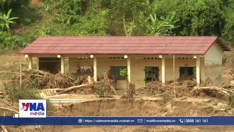 Các trường học vùng lũ Điện Biên nỗ lực đón năm học mới
