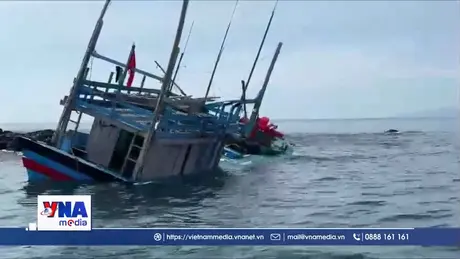Đắk Lắk kịp thời cứu hộ tàu cá và ngư dân gặp nạn trên biển