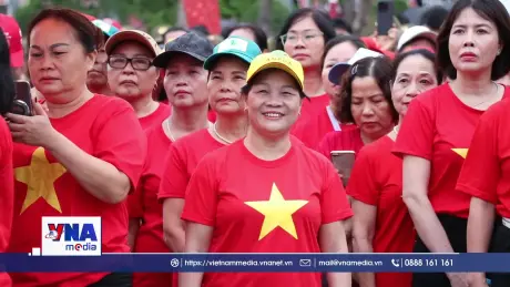 Hơn 5.000 người Hải Phòng tham gia sự kiện “Cùng Việt Nam tiến bước”