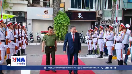 Tổng Bí thư Tô Lâm dự lễ khánh thành Trụ sở Bộ Công an
