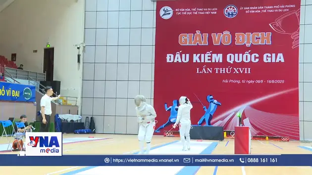 Bế mạc giải vô địch đấu kiếm quốc gia 2025
