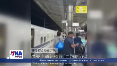 Tàu Shinkansen tại Nhật Bản gặp sự cố, hàng nghìn người bị ảnh hưởng