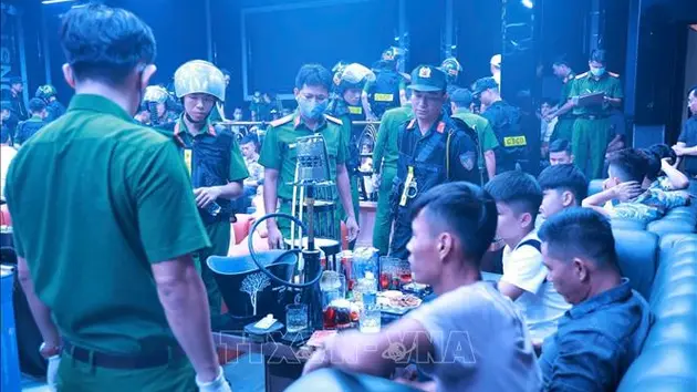 Phát hiện 145 người dương tính với ma túy tại 2 cơ sở kinh doanh dịch vụ