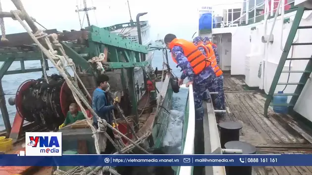 Kịp thời hỗ trợ y tế một thuyền viên bị tai nạn lao động trên biển