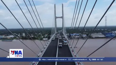 Cầu Rạch Miễu 2 nối tiếp những nhịp bờ vui