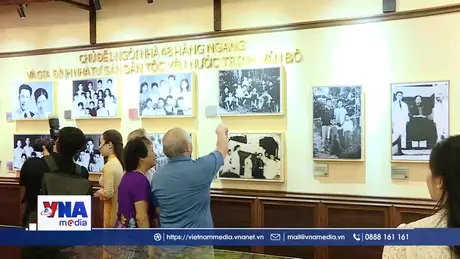 Trưng bày triển lãm di tích lịch sử 48 Hàng Ngang