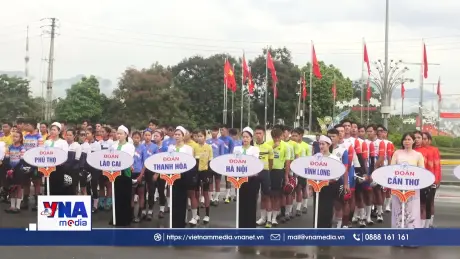 Khai mạc Giải Vô địch Xe đạp đường trường và địa hình trẻ quốc gia