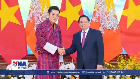 Thủ tướng Phạm Minh Chính hội kiến Quốc vương Bhutan