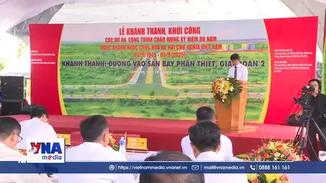 Đưa vào hoạt động đường vào Sân bay Phan Thiết