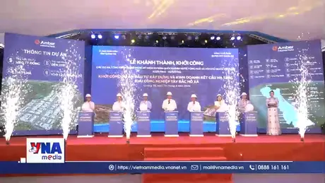 Quảng Trị khởi công Khu công nghiệp Tây Bắc Hồ Xá 