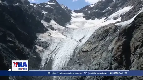 Sông băng Italy tan chảy kỷ lục, phá vỡ truyền thống đo lường 130 năm