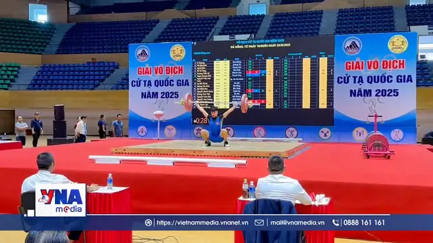 Khai mạc Giải Vô địch Cử tạ Quốc gia năm 2025