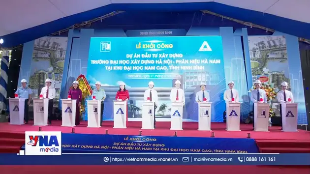 Khởi công Đại học Xây dựng Hà Nội phân hiệu Hà Nam