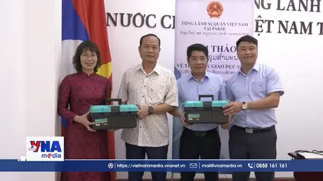 Việt Nam - Lào tăng cường hợp tác giáo dục STEM