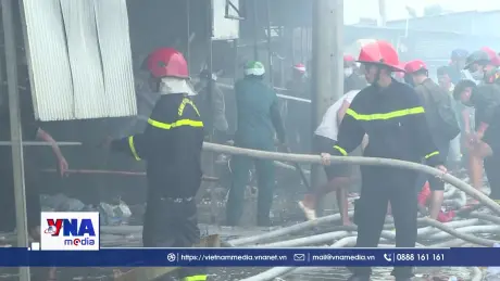 Cà Mau hỗ trợ các gia đình bị thiệt hại trong vụ cháy chợ