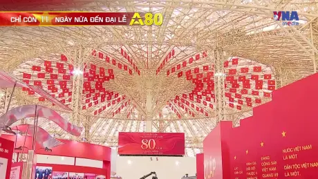 Đếm ngược A80 ngày 22/8/2025: Tổng hợp luyện diễu binh, diễu hành lần thứ nhất tại Quảng trường Ba Đình.