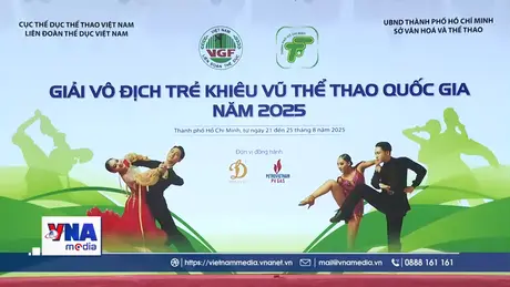 Hơn 1.200 VĐV tranh tài tại giải Khiêu vũ quốc gia 2025
