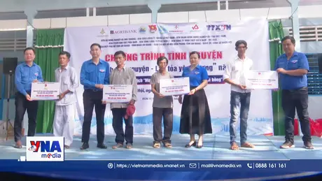 Tuổi trẻ TTXVN đồng hành cùng người dân biên giới tỉnh An Giang