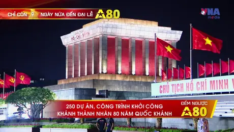 Đếm ngược A80 ngày 24/08/2025