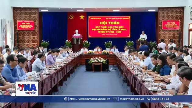 Cà Mau hướng tới tầm nhìn mới trong Văn kiện Đại hội