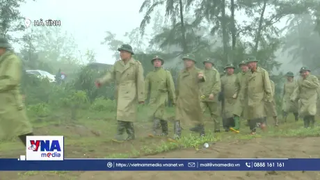 Phó Thủ tướng Trần Hồng Hà kiểm tra công tác ứng phó mưa bão tại Hà Tĩnh