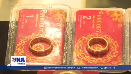 Giá vàng miếng trong nước cao hơn thế giới 20 triệu đồng