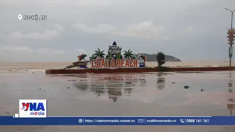 Nghệ An nỗ lực khắc phục hậu quả bão số 5