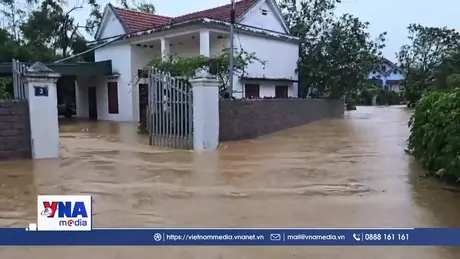 Mưa lớn gây ngập lụt nhiều nơi ở Quảng Ninh