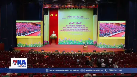 Tổng Bí thư Tô Lâm gặp mặt các thế hệ Đại biểu Quốc hội