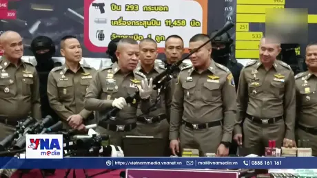 Thái Lan truy quét vũ khí trái phép trên toàn quốc