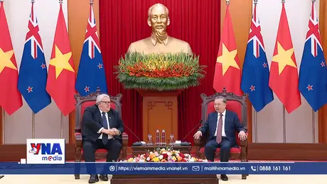 Tổng Bí thư Tô Lâm tiếp Chủ tịch Quốc hội New Zealand Gerry Brownlee