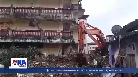 Sập nhà gây thương vong ở Ấn Độ
