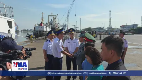 Tàu Cảnh sát Biển Việt Nam kết thúc tốt đẹp chuyến thăm Indonesia