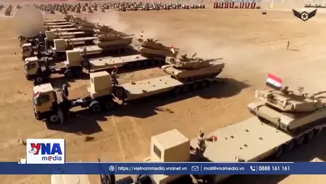 Ai Cập tăng cường hiện diện quân sự tại biên giới với Dải Gaza