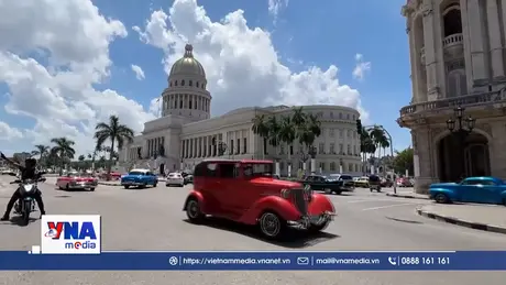 Cuộc thi xe cổ đầu tiên tại Cuba