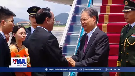 Ủy viên trưởng Nhân đại toàn quốc Trung Quốc Triệu Lạc Tế  thăm Việt Nam