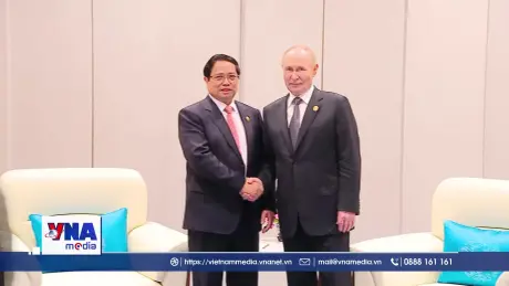 Thủ tướng Phạm Minh Chính hội kiến Tổng thống Nga V.Putin