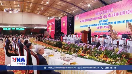 Chiêu đãi trọng thể kỷ niệm 80 năm Quốc khánh