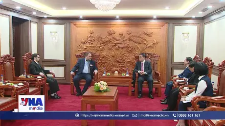 Trưởng Ban Tuyên giáo và Dân vận Trung ương tiếp Đoàn Đảng Cộng sản Uruguay