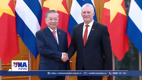Tổng Bí thư Tô Lâm hội đàm với Bí thư thứ nhất Đảng Cộng sản Cuba, Chủ tịch nước Cuba