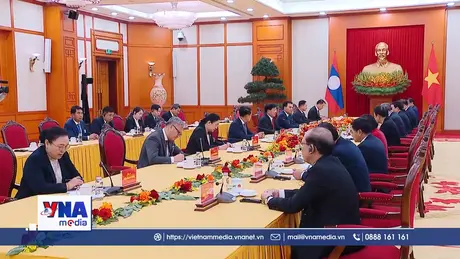 Tổng Bí thư Tô Lâm hội kiến Tổng Bí thư, Chủ tịch nước Lào Thongloun Sisoulith