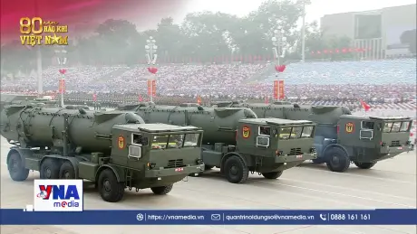 Dàn tên lửa hùng hậu của Quân đội Nhân dân Việt Nam 'trình làng' tại lễ diễu binh sáng 2/9