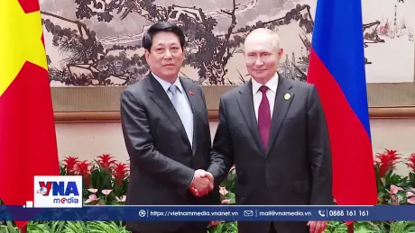 Chủ tịch nước Lương Cường hội kiến Tổng thống Nga Vladimir Putin