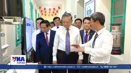 Tổng Bí thư Tô Lâm thăm Viện năng lượng nguyên tử