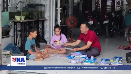 Đồng hành cùng học sinh có hoàn cảnh khó khăn ở Vĩnh Long