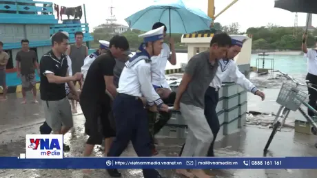 Bệnh xá Song Tử Tây cấp cứu ngư dân bị tai biến giảm áp