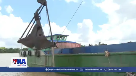 Cần Thơ đẩy mạnh khai thác cát phục vụ cao tốc