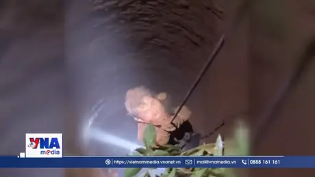 Kịp thời cứu sống người đàn ông rơi xuống giếng sâu hơn 20 mét